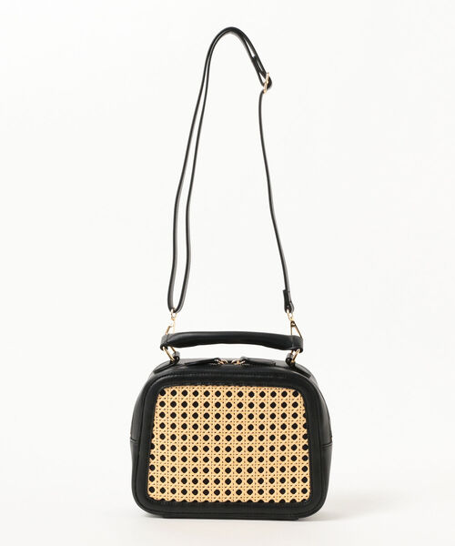 Ray BEAMS(レイビームス)の「Ray BEAMS / カゴメ 編み バッグ(トートバッグ・レディース・グリーン/ブラック・ONE SIZE)」の12枚目の写真