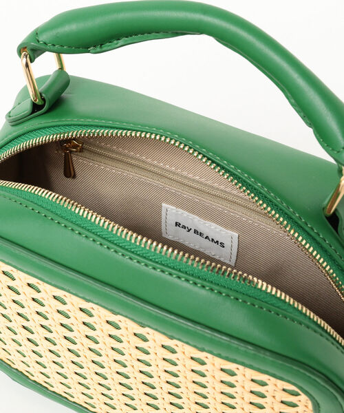 Ray BEAMS(レイビームス)の「Ray BEAMS / カゴメ 編み バッグ(トートバッグ・レディース・グリーン/ブラック・ONE SIZE)」の17枚目の写真