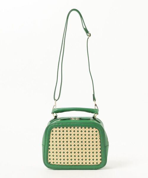 Ray BEAMS(レイビームス)の「Ray BEAMS / カゴメ 編み バッグ(トートバッグ・レディース・グリーン/ブラック・ONE SIZE)」の18枚目の写真