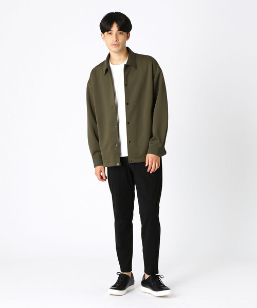 COMME CA ISM(コムサイズム)の「【アクトテック】 ダンボールニット コーチジャケット(その他アウター・メンズ・ベージュ/カーキ/ブラック・LARGE/MEDIUM)」の20枚目の写真