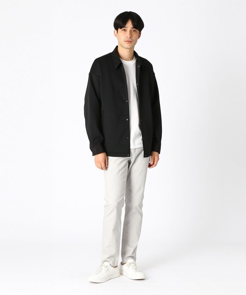 COMME CA ISM(コムサイズム)の「【アクトテック】 ダンボールニット コーチジャケット(その他アウター・メンズ・ベージュ/カーキ/ブラック・LARGE/MEDIUM)」の4枚目の写真