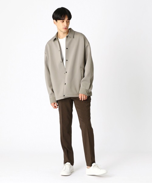 COMME CA ISM(コムサイズム)の「【アクトテック】 ダンボールニット コーチジャケット(その他アウター・メンズ・ベージュ/カーキ/ブラック・LARGE/MEDIUM)」の5枚目の写真