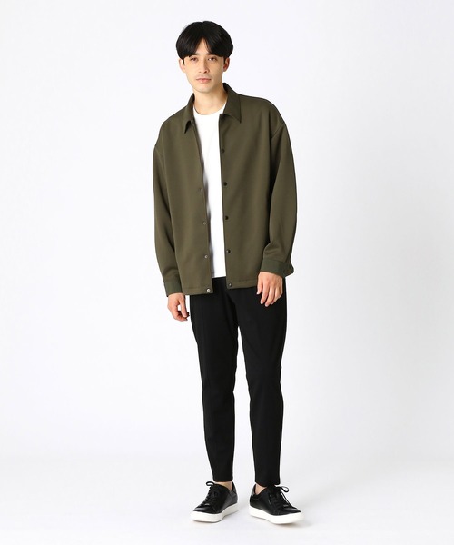 COMME CA ISM(コムサイズム)の「【アクトテック】 ダンボールニット コーチジャケット(その他アウター・メンズ・ベージュ/カーキ/ブラック・LARGE/MEDIUM)」の6枚目の写真