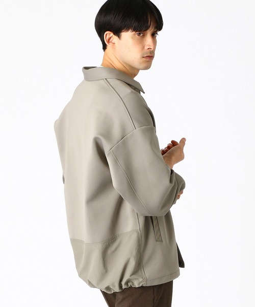 COMME CA ISM(コムサイズム)の「【アクトテック】 ダンボールニット コーチジャケット(その他アウター・メンズ・ベージュ/カーキ/ブラック・LARGE/MEDIUM)」の8枚目の写真