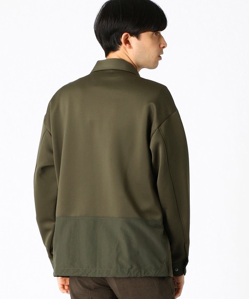 COMME CA ISM(コムサイズム)の「【アクトテック】 ダンボールニット コーチジャケット(その他アウター・メンズ・ベージュ/カーキ/ブラック・LARGE/MEDIUM)」の9枚目の写真
