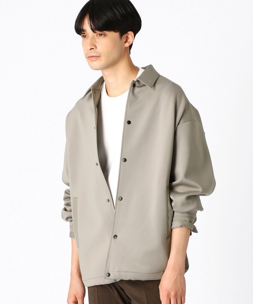 COMME CA ISM(コムサイズム)の「【アクトテック】 ダンボールニット コーチジャケット(その他アウター・メンズ・ベージュ/カーキ/ブラック・LARGE/MEDIUM)」の10枚目の写真