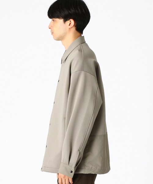 COMME CA ISM(コムサイズム)の「【アクトテック】 ダンボールニット コーチジャケット(その他アウター・メンズ・ベージュ/カーキ/ブラック・LARGE/MEDIUM)」の11枚目の写真