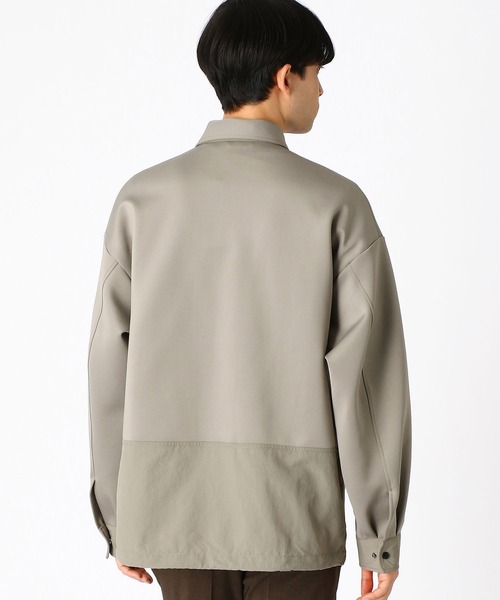 COMME CA ISM(コムサイズム)の「【アクトテック】 ダンボールニット コーチジャケット(その他アウター・メンズ・ベージュ/カーキ/ブラック・LARGE/MEDIUM)」の12枚目の写真
