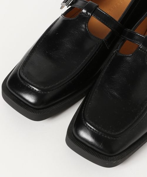 LOWRYS FARM(ローリーズファーム)の「Tストラップシューズ 261696(ドレスシューズ・レディース・ブラック/ダークブラウン・MEDIUM/LARGE)」の5枚目の写真