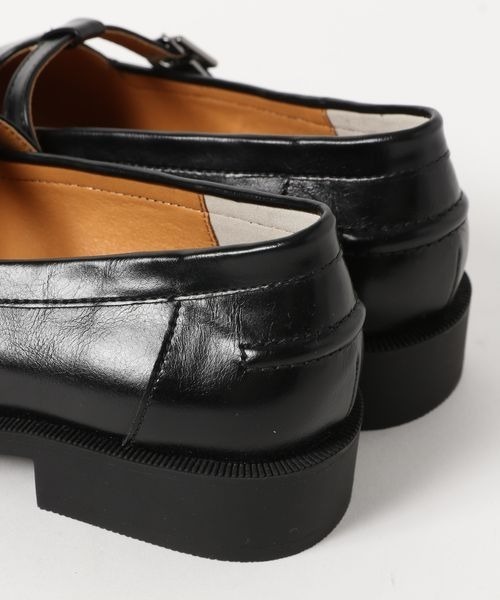 LOWRYS FARM(ローリーズファーム)の「Tストラップシューズ 261696(ドレスシューズ・レディース・ブラック/ダークブラウン・MEDIUM/LARGE)」の9枚目の写真