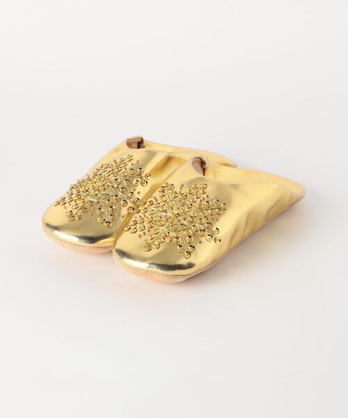 Fatima morocco(ファティマモロッコ)の「<Fatima Morocco>スパンコール バブーシュ(ルームシューズ/スリッパ・レディース・ホワイト/シルバー/ゴールド・FREE)」の3枚目の写真