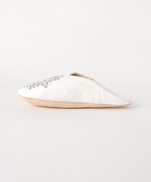 Fatima morocco(ファティマモロッコ)の「<Fatima Morocco>スパンコール バブーシュ(ルームシューズ/スリッパ・レディース・ホワイト/シルバー/ゴールド・FREE)」の5枚目の写真