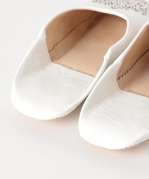 Fatima morocco(ファティマモロッコ)の「<Fatima Morocco>スパンコール バブーシュ(ルームシューズ/スリッパ・レディース・ホワイト/シルバー/ゴールド・FREE)」の9枚目の写真