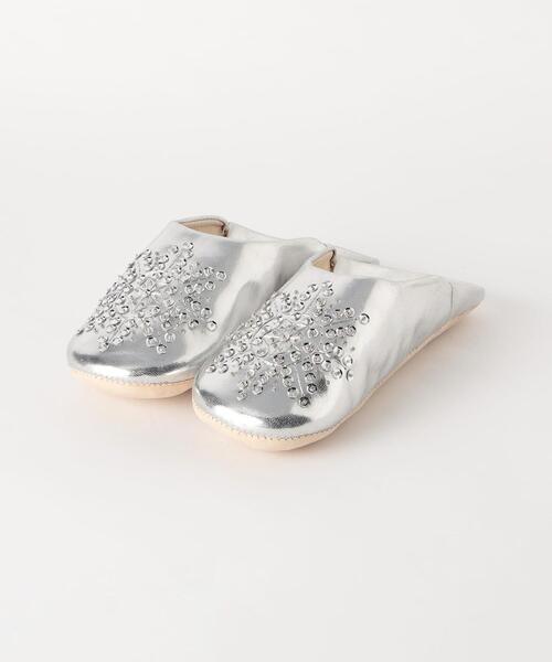 Fatima morocco(ファティマモロッコ)の「<Fatima Morocco>スパンコール バブーシュ(ルームシューズ/スリッパ・レディース・ホワイト/シルバー/ゴールド・FREE)」の10枚目の写真
