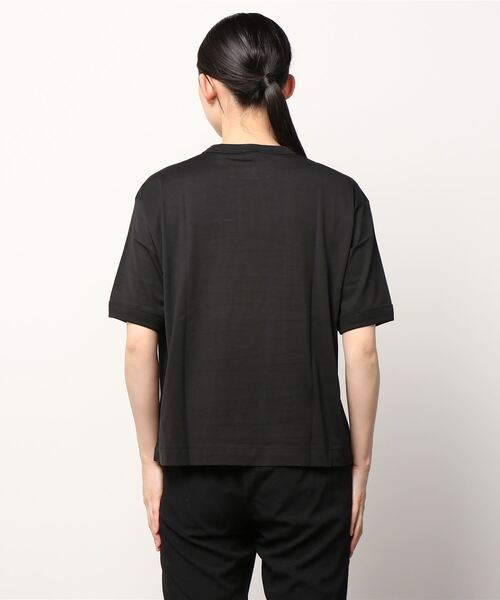 handvaerk(ハンドバーク)の「HANDVAERK/ハンドバーグ 60/2 クルーネックショートスリーブTEE CREW NECK SHORTSLEEVE TEE #6115(Tシャツ/カットソー・レディース・ホワイト/ブラック/サックスブルー・S)」の5枚目の写真
