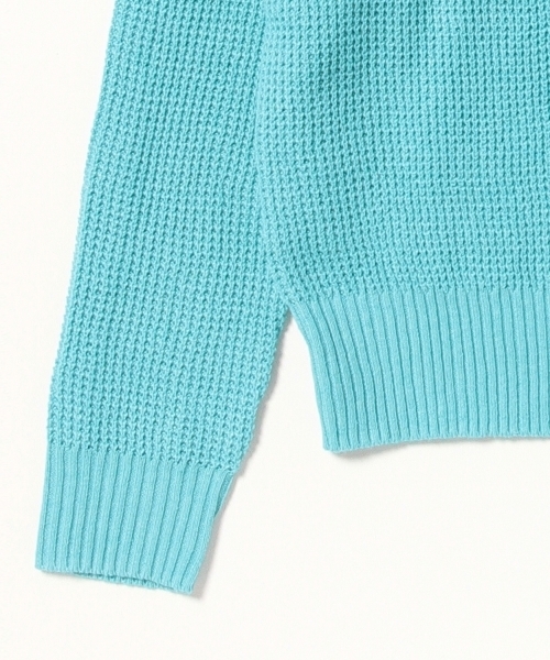 B:MING by BEAMS（ビーミングバイビームス）の「★2 ビーミング by ビームス / ワッフル編みプルオーバー（ニット/セーター・レディース・オフホワイト/トップグレー/ターコイズブルー/オレンジ・ONE SIZE）」の22枚目の写真