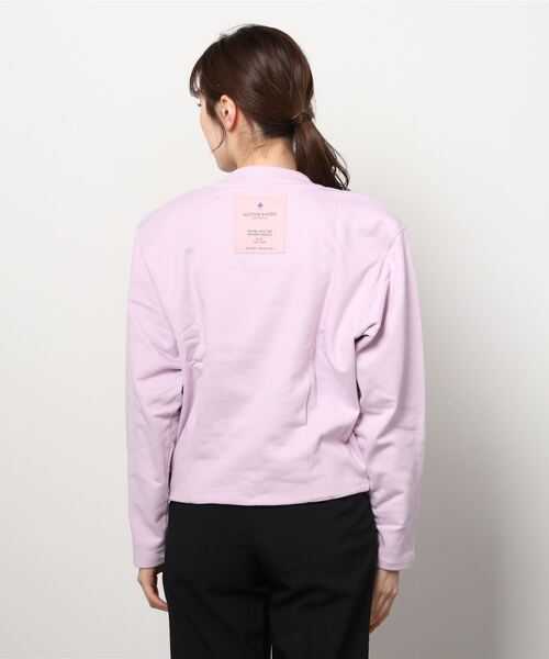 MAISON SCOTCH（メゾンスコッチ）の「オーガニックコットン スウェット【164672】（スウェット・レディース・ピンク・X-SMALL/SMALL）」の3枚目の写真