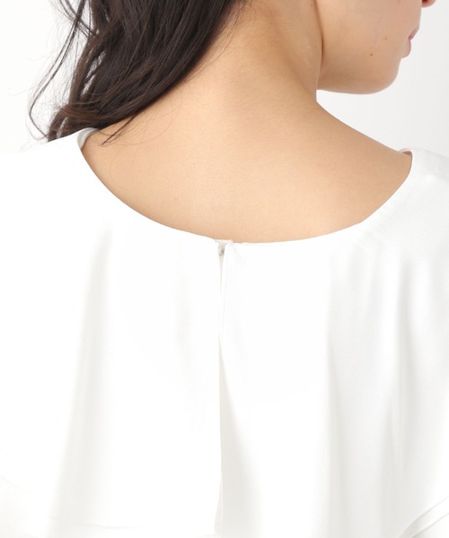 LEPSIM（レプシィム）の「2WAYカラーセットプルオーバー　264585（Tシャツ/カットソー・レディース・ブラック/オフホワイト/カーキ・FREE）」の4枚目の写真