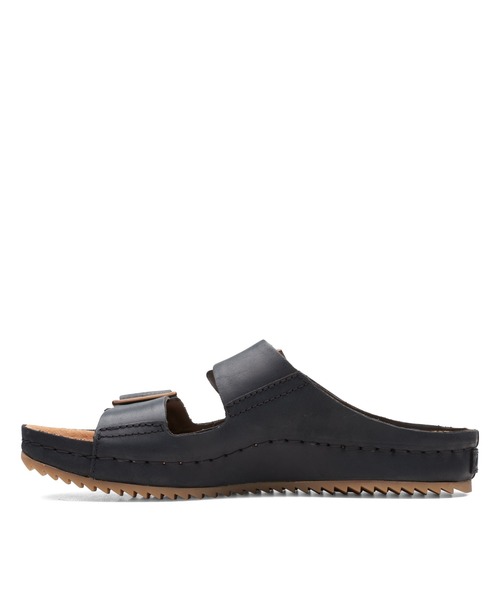 Clarks クラークス　サンダル UK4 23.0ブラック定価16500円 Torford Strap / トーフォードストラップ（ブラックレザー