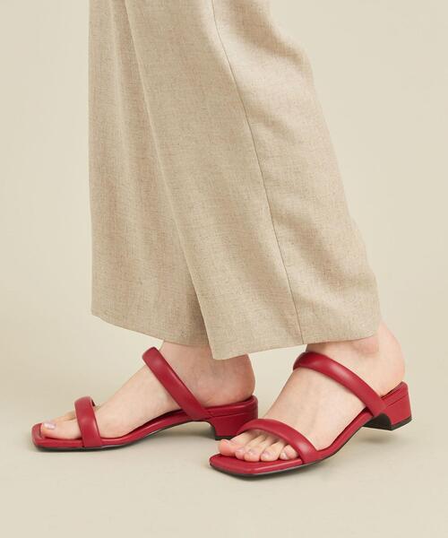 BEAUTY&YOUTH UNITED ARROWS(ビューティーアンドユースユナイテッドアローズ)の「BY プク2ラインスライダー サンダル ∴(サンダル・レディース・レッド/ライム/ブラック/ナチュラル・37/36h/37h/38/36)」の14枚目の写真