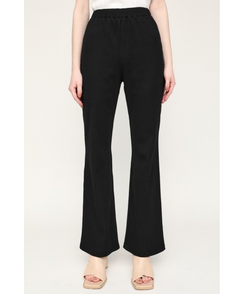 【SUKALA】ベーシックリブフレアパンツ SUKALA】ベーシックリブフレアパンツ(XS・S・M・L・LLサイズ