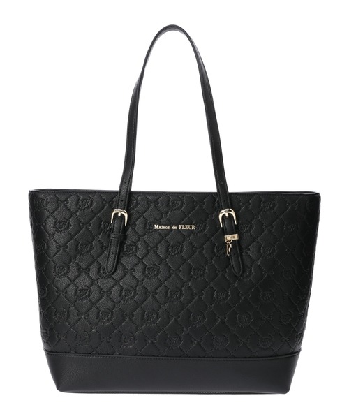 Maison de FLEUR(メゾンドフルール)の「モノグラムトートバッグ(トートバッグ・レディース・ブラック・FREE)」の7枚目の写真
