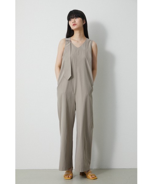 AZUL by moussy(アズールバイマウジー)の「WATER REPELLENT SALOPETTE/ウォーターリペレントサロペット(サロペット/オーバーオール・レディース・ブラック/ベージュ/イエロー・SMALL/MEDIUM)」の14枚目の写真