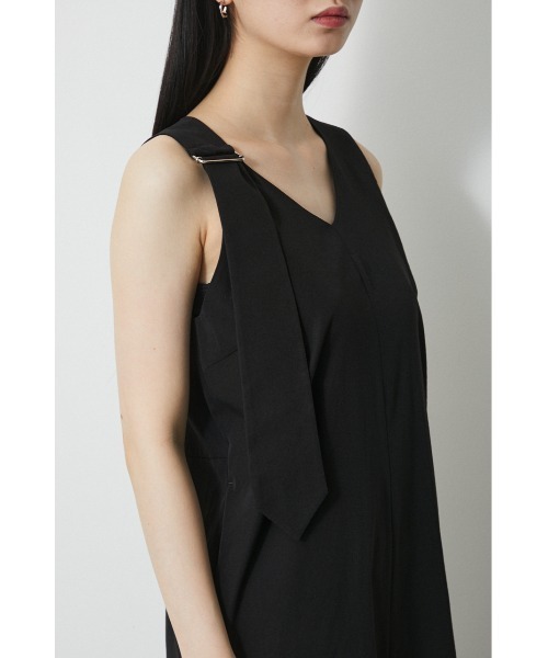 AZUL by moussy(アズールバイマウジー)の「WATER REPELLENT SALOPETTE/ウォーターリペレントサロペット(サロペット/オーバーオール・レディース・ブラック/ベージュ/イエロー・SMALL/MEDIUM)」の10枚目の写真