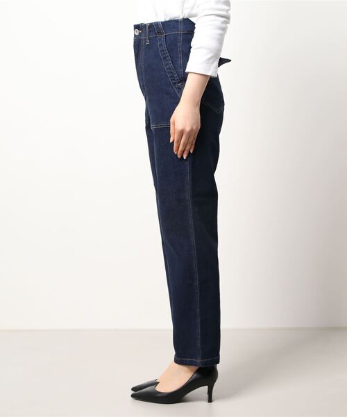 ROPE' PICNIC(ロペピクニック)の「【WEB限定】デニムベイカーパンツ(デニムパンツ・レディース・ネイビー/ブルー・36/38/40)」の3枚目の写真