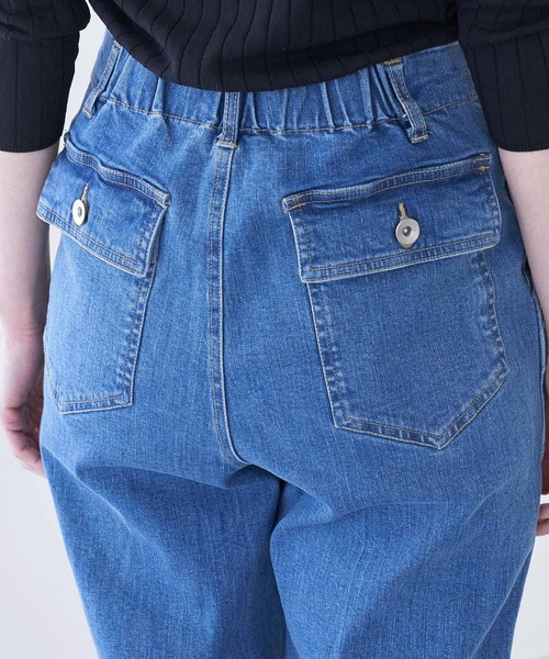 ROPE' PICNIC(ロペピクニック)の「【WEB限定】デニムベイカーパンツ(デニムパンツ・レディース・ネイビー/ブルー・36/38/40)」の15枚目の写真
