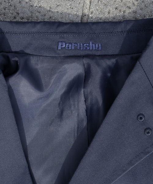 Perushu（ペルーシュ）の「金ボタンルーズテーラードジャケット(セットアップ着用可)（テーラードジャケット・メンズ・キャメル/ネイビー/ダークグリーン・LARGE/MEDIUM）」の16枚目の写真