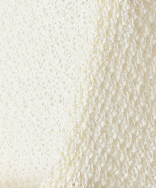 JOURNAL STANDARD J.S HOMESTEAD(ジャーナルスタンダードホームステッド)の「【j.s.homestead】LINEN MIX TAPE YARN クルーネックニット(ニット/セーター・メンズ・ライトホワイト/イエロー/ブラック系その他・MEDIUM/LARGE)」の15枚目の写真