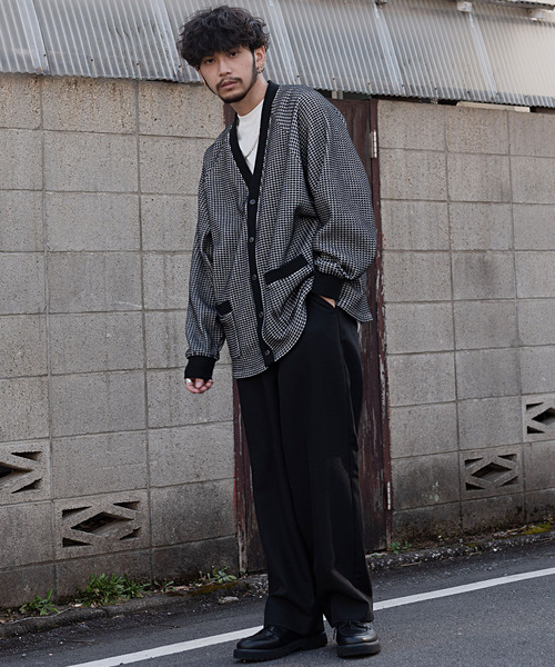 SILVER BULLET(シルバーバレット)の「『CavariA/キャバリア』ワッフルニットボタンカーディガン(カーディガン/ボレロ・メンズ・ホワイト/ブラック/ネイビー/ブルー/チャコール/テラコッタ・L/M)」の13枚目の写真