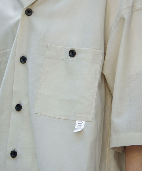 GLOSTER（グロスター）の「【WORK ABOUT/ワークアバウト】TROPICAL SHIRT トロピカルオープンカラーシャツ（シャツ/ブラウス・メンズ・キナリ/ブラック/グリーン/グレイッシュブルー・MEDIUM/LARGE）」の21枚目の写真