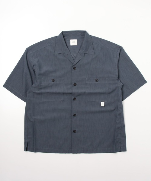 GLOSTER（グロスター）の「【WORK ABOUT/ワークアバウト】TROPICAL SHIRT トロピカルオープンカラーシャツ（シャツ/ブラウス・メンズ・キナリ/ブラック/グリーン/グレイッシュブルー・MEDIUM/LARGE）」の8枚目の写真