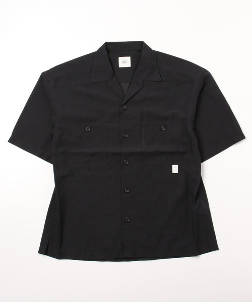 GLOSTER（グロスター）の「【WORK ABOUT/ワークアバウト】TROPICAL SHIRT トロピカルオープンカラーシャツ（シャツ/ブラウス・メンズ・キナリ/ブラック/グリーン/グレイッシュブルー・MEDIUM/LARGE）」の7枚目の写真