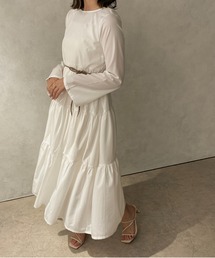 【apres jour clair】ティアードワンピース【ZOZOTOWN限定アイテム】