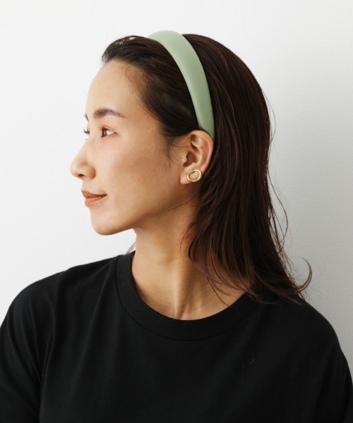 RODEO CROWNS WIDE BOWL(ロデオクラウンズワイドボウル)の「サテンVOLUMEカチューシャ(カチューシャ・レディース・グリーン/キャメル/ブラック・FREE)」の15枚目の写真