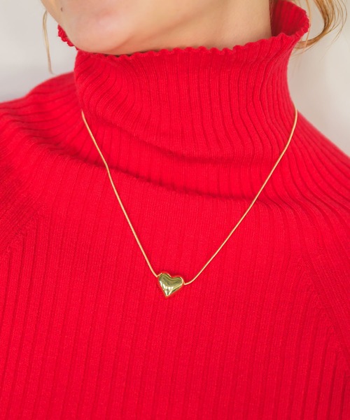 Birthday room(バースデイルーム)の「ハートモチーフネックレス / heart motif necklace(ネックレス・レディース・シルバー/ゴールド・FREE)」の22枚目の写真