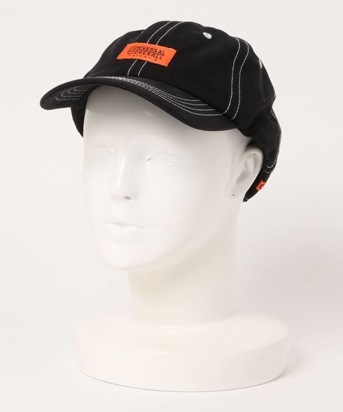 UNIVERSAL OVERALL（ユニバーサルオーバーオール）の「UNIVERSAL OVERALL ユニバーサルオーバーオール ヘリンボーン配色ステッチキャップ（キャップ・メンズ・ベビーピンク/ライラック/ブラック/オフホワイト/ライトブルー・フリー）」の19枚目の写真
