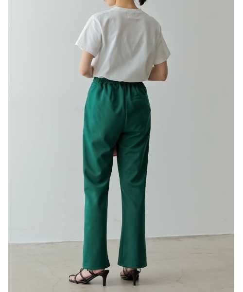 Re:EDIT(リエディ)の「ポンチセンターピンタックゆるフレアパンツ(その他パンツ・レディース・グリーン/ブラック/ブルー/ベージュ/モカ/アイボリー・SMALL/TALL/LARGE/MEDIUM/SHORT)」の18枚目の写真