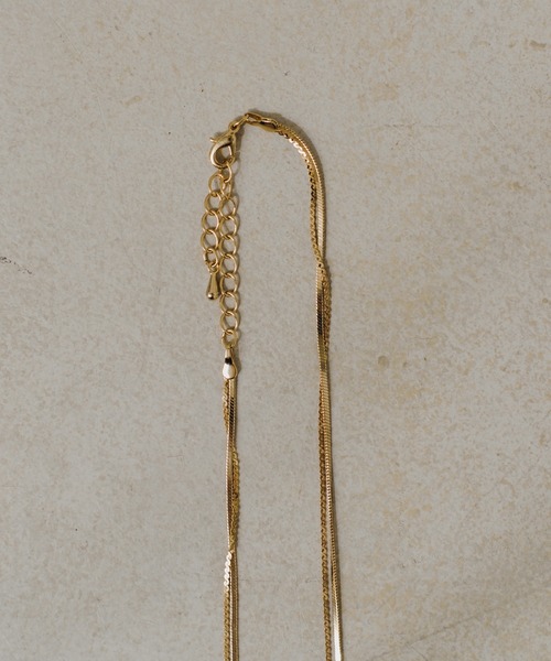 Kastane(カスタネ)の「【fiw.】スネーク2連ネックレス(ネックレス・レディース・シルバー/ゴールド・FREE)」の6枚目の写真