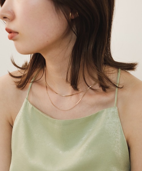 Kastane(カスタネ)の「【fiw.】スネーク2連ネックレス(ネックレス・レディース・シルバー/ゴールド・FREE)」の10枚目の写真