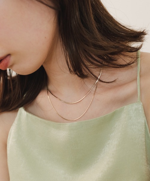 Kastane(カスタネ)の「【fiw.】スネーク2連ネックレス(ネックレス・レディース・シルバー/ゴールド・FREE)」の11枚目の写真