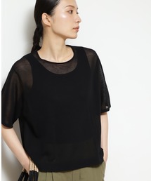 human woman | ◆シアーニットプルオーバー(ニット/セーター)