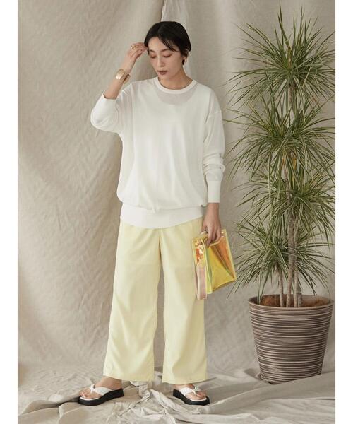 AMERICAN HOLIC（アメリカンホリック）の「厚底トングサンダル（サンダル・レディース・アイボリー/ブラック・S/M/L）」の15枚目の写真