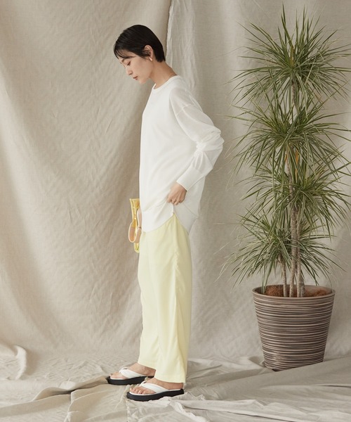 AMERICAN HOLIC（アメリカンホリック）の「厚底トングサンダル（サンダル・レディース・アイボリー/ブラック・S/M/L）」の6枚目の写真