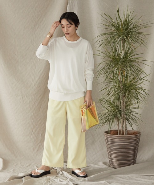 AMERICAN HOLIC（アメリカンホリック）の「厚底トングサンダル（サンダル・レディース・アイボリー/ブラック・S/M/L）」の7枚目の写真