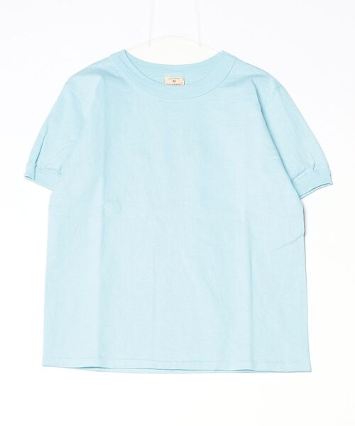 Goodwear(Since1983)（グッドウェア）の「S/S RINGER TEE / ショートスリーブ リンガーT（Tシャツ/カットソー・メンズ・ホワイト/ホワイト×グリーン/ホワイト×ブラック/ホワイト×ネイビー/グレー系その他3/ライトブルー/オレンジ系その他/パープル系その他/スミクロ/ネイビー/ナチュラル/グレー系その他/ブラック/スカイブルー/グレー系その他5/ミント・MEDIUM/X-LARGE/LARGE）」の13枚目の写真