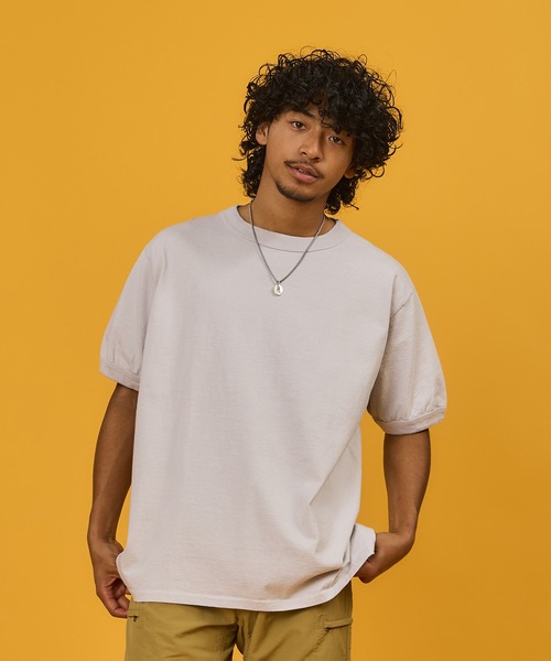 Goodwear(Since1983)（グッドウェア）の「S/S RINGER TEE / ショートスリーブ リンガーT（Tシャツ/カットソー・メンズ・ホワイト/ホワイト×グリーン/ホワイト×ブラック/ホワイト×ネイビー/グレー系その他3/ライトブルー/オレンジ系その他/パープル系その他/スミクロ/ネイビー/ナチュラル/グレー系その他/ブラック・MEDIUM/X-LARGE/LARGE）」の7枚目の写真